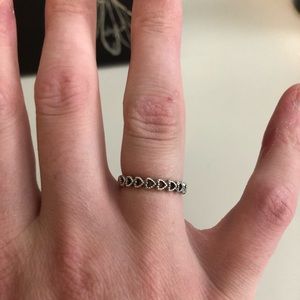 Pandora Band of hearts ring